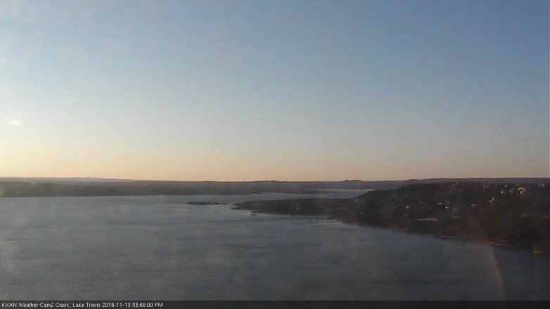 Lake Travis webcam, November 13, 2018 4:10 PM CT