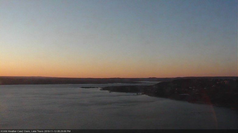 Lake Travis webcam, November 13, 2018 4:30 PM CT