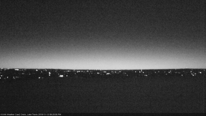 Lake Travis webcam, November 13, 2018 5:30 PM CT