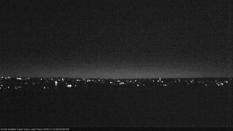 Lake Travis webcam, November 13, 2018 5:40 PM CT