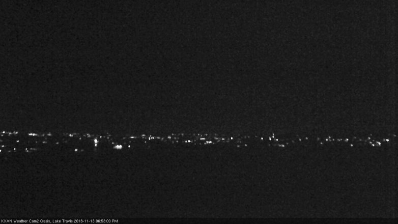 Lake Travis webcam, November 13, 2018 5:55 PM CT