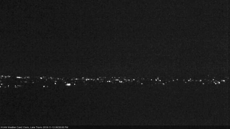 Lake Travis webcam, November 13, 2018 6:00 PM CT