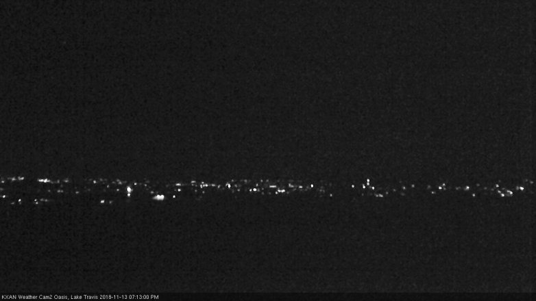 Lake Travis webcam, November 13, 2018 6:15 PM CT