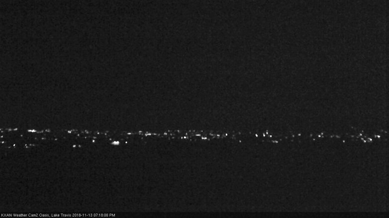 Lake Travis webcam, November 13, 2018 6:20 PM CT