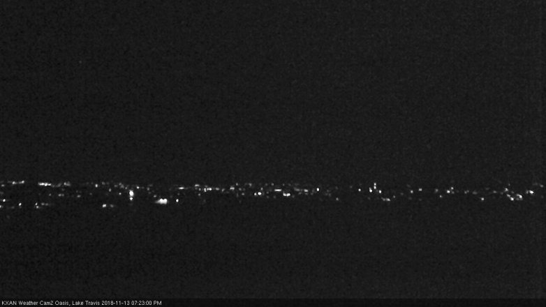 Lake Travis webcam, November 13, 2018 6:25 PM CT