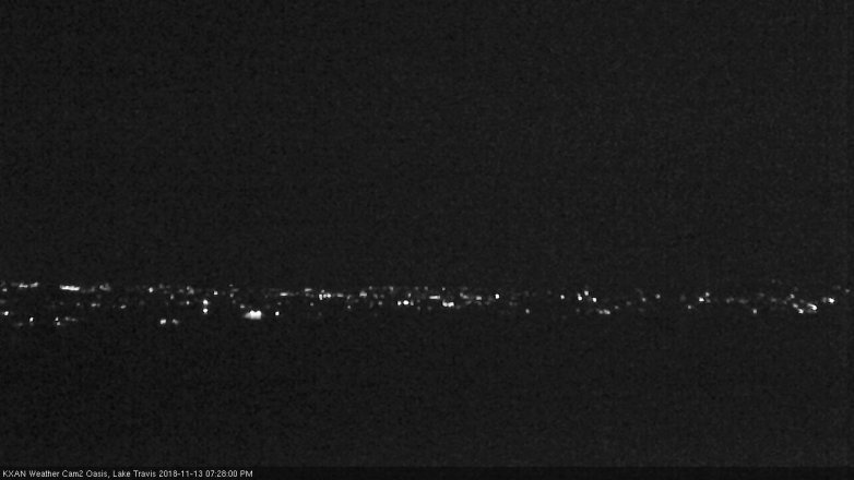 Lake Travis webcam, November 13, 2018 6:30 PM CT