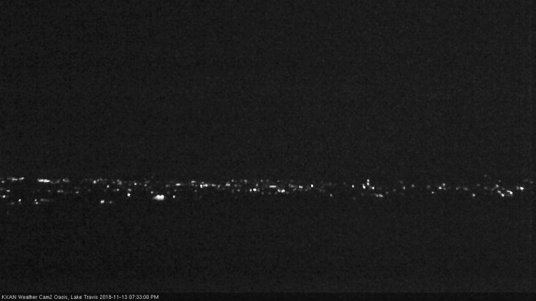 Lake Travis webcam, November 13, 2018 6:35 PM CT
