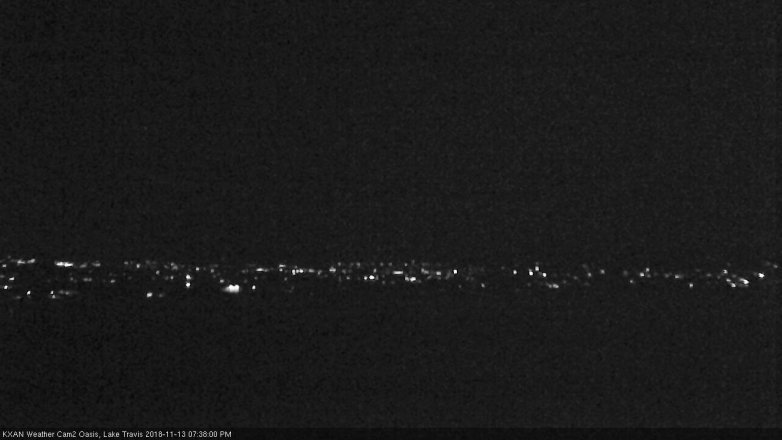 Lake Travis webcam, November 13, 2018 6:40 PM CT