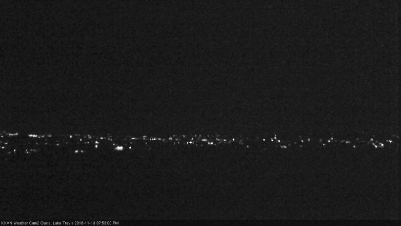 Lake Travis webcam, November 13, 2018 6:55 PM CT