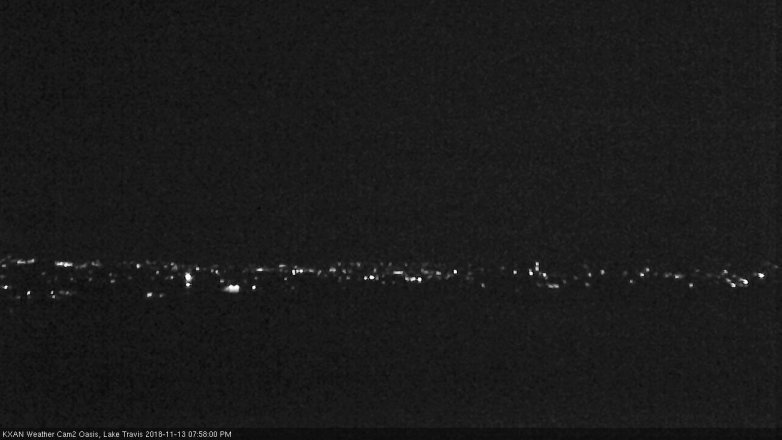 Lake Travis webcam, November 13, 2018 7:00 PM CT
