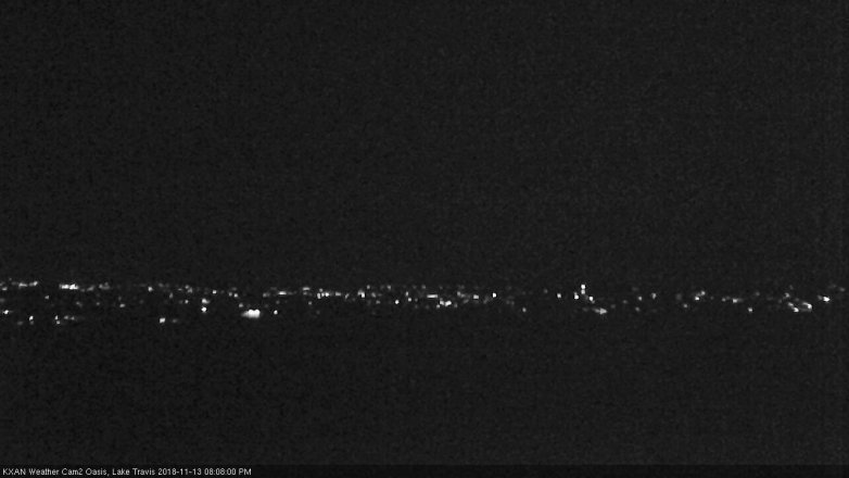 Lake Travis webcam, November 13, 2018 7:10 PM CT