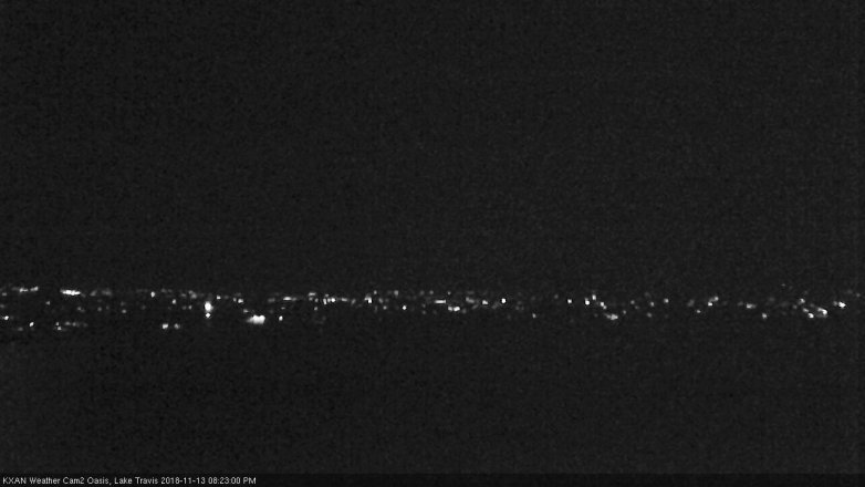 Lake Travis webcam, November 13, 2018 7:25 PM CT