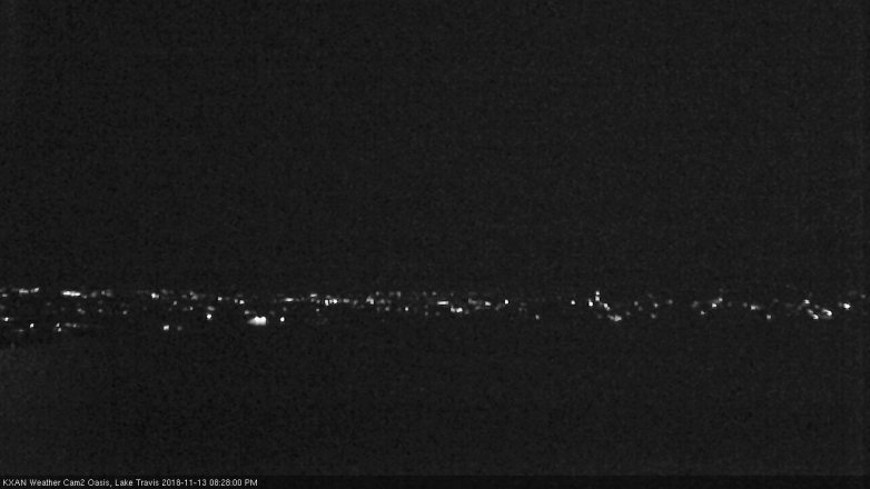 Lake Travis webcam, November 13, 2018 7:30 PM CT