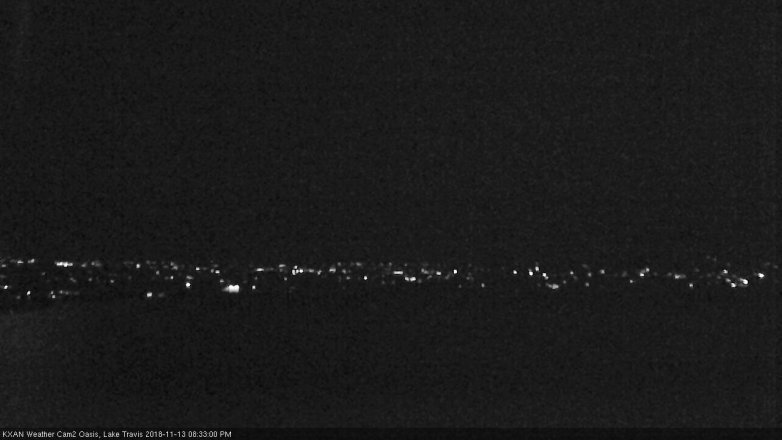 Lake Travis webcam, November 13, 2018 7:35 PM CT