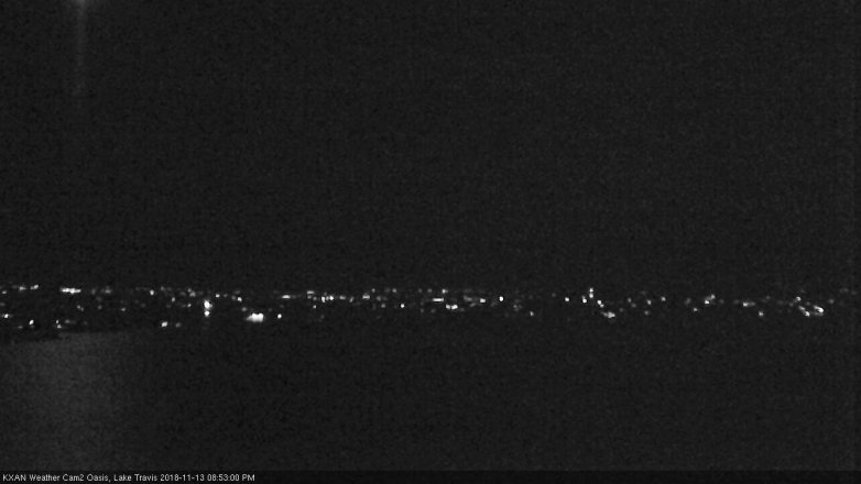Lake Travis webcam, November 13, 2018 7:55 PM CT