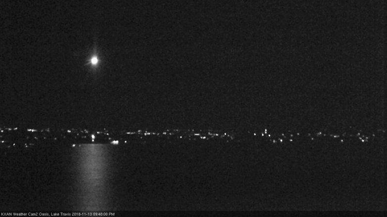 Lake Travis webcam, November 13, 2018 8:50 PM CT
