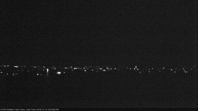 Lake Travis webcam, November 13, 2018 9:55 PM CT