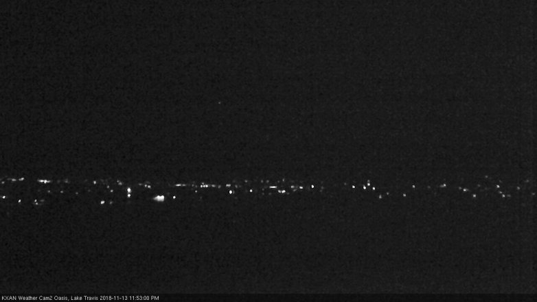 Lake Travis webcam, November 13, 2018 10:55 PM CT