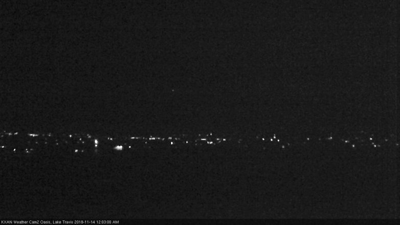 Lake Travis webcam, November 13, 2018 11:05 PM CT