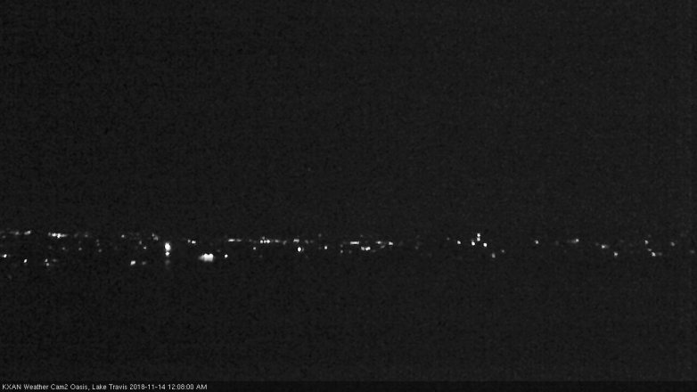 Lake Travis webcam, November 13, 2018 11:10 PM CT