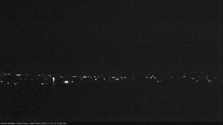 Lake Travis webcam, November 13, 2018 11:15 PM CT