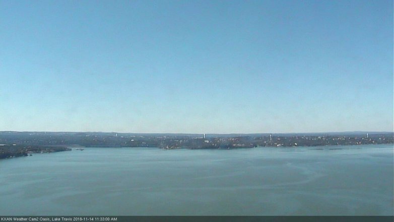 Lake Travis webcam, November 14, 2018 10:35 AM CT