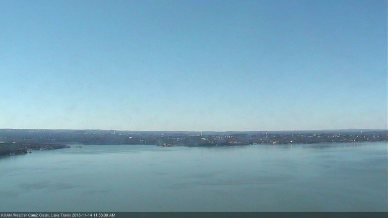 Lake Travis webcam, November 14, 2018 11:00 AM CT