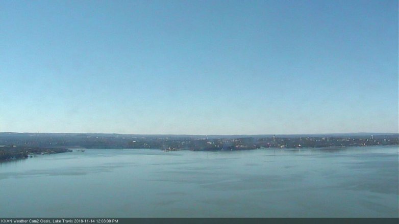 Lake Travis webcam, November 14, 2018 11:05 AM CT