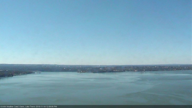 Lake Travis webcam, November 14, 2018 11:10 AM CT
