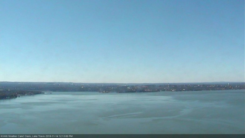 Lake Travis webcam, November 14, 2018 11:15 AM CT