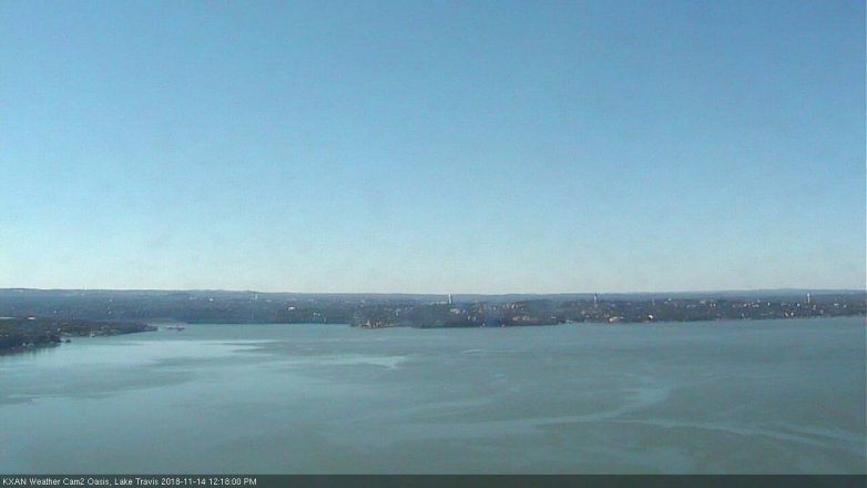 Lake Travis webcam, November 14, 2018 11:20 AM CT
