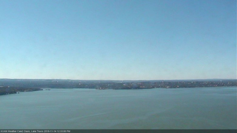 Lake Travis webcam, November 14, 2018 11:35 AM CT