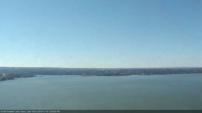 Lake Travis webcam, November 14, 2018 12:00 PM CT