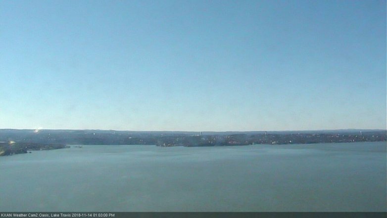 Lake Travis webcam, November 14, 2018 12:05 PM CT