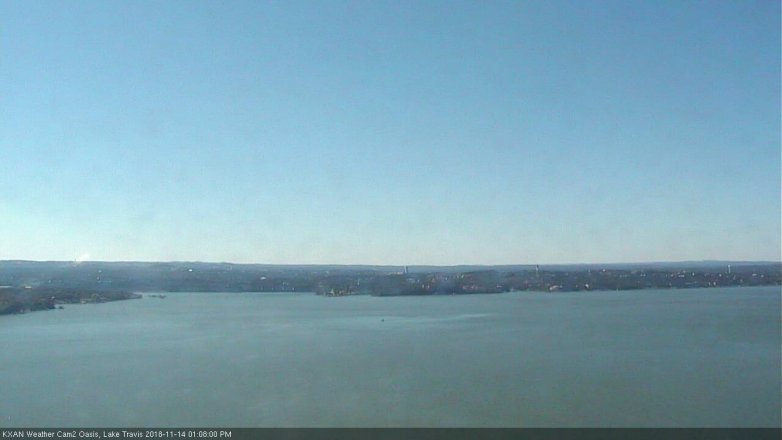 Lake Travis webcam, November 14, 2018 12:10 PM CT