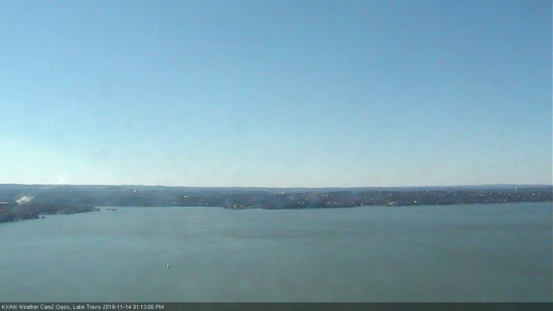 Lake Travis webcam, November 14, 2018 12:15 PM CT