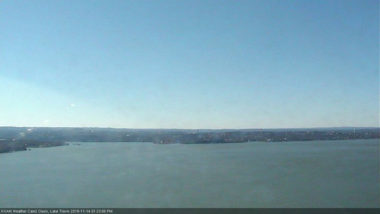 Lake Travis webcam, November 14, 2018 12:25 PM CT