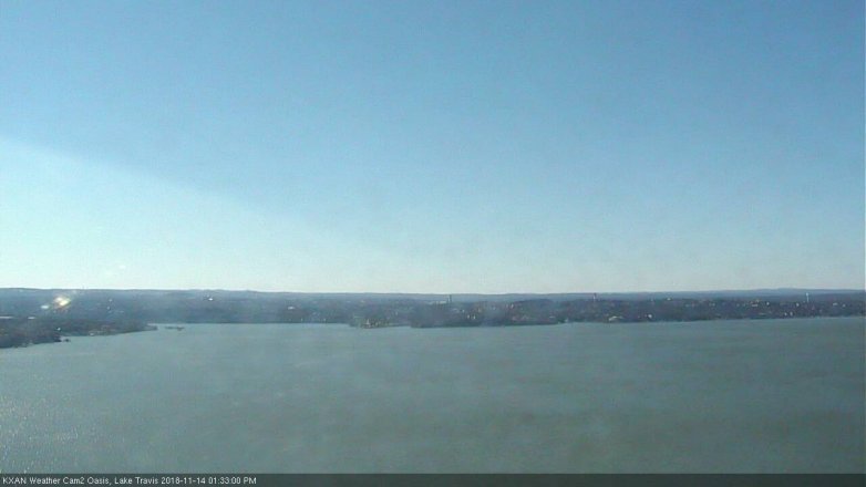 Lake Travis webcam, November 14, 2018 12:35 PM CT