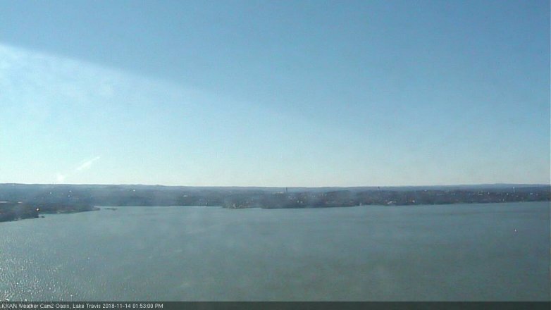 Lake Travis webcam, November 14, 2018 12:55 PM CT