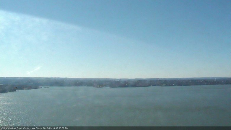 Lake Travis webcam, November 14, 2018 1:05 PM CT