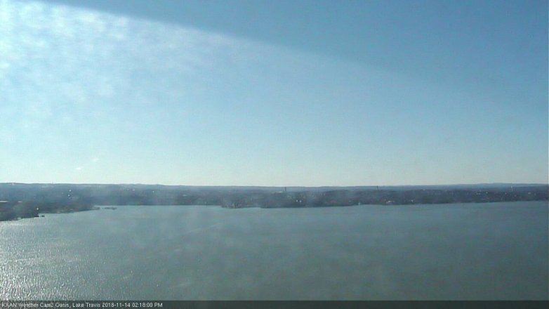 Lake Travis webcam, November 14, 2018 1:20 PM CT