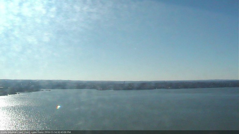 Lake Travis webcam, November 14, 2018 1:45 PM CT