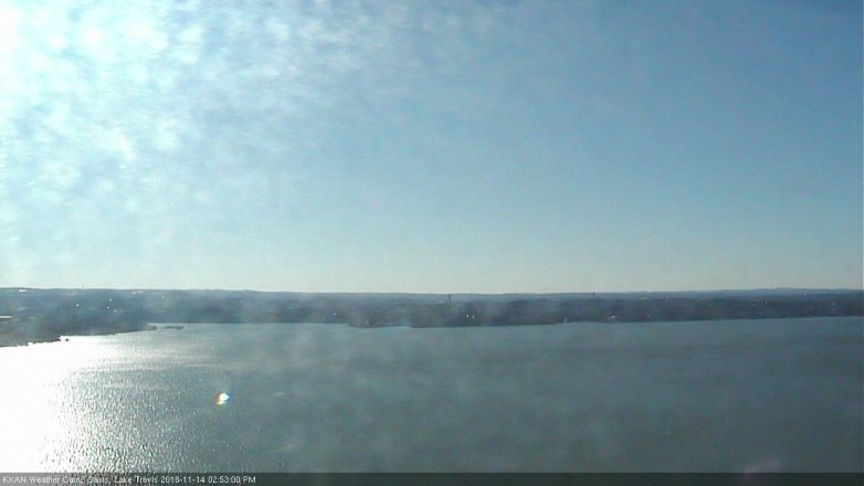 Lake Travis webcam, November 14, 2018 1:55 PM CT