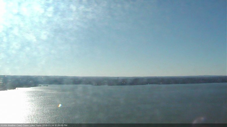 Lake Travis webcam, November 14, 2018 2:00 PM CT