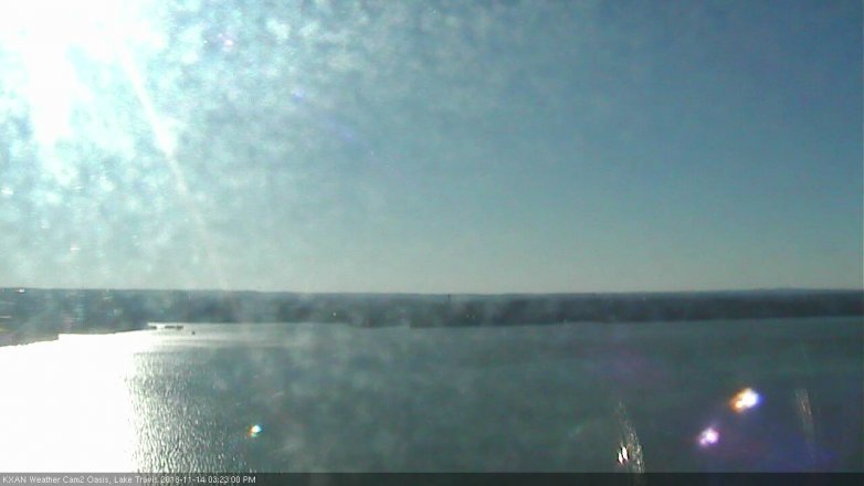Lake Travis webcam, November 14, 2018 2:25 PM CT
