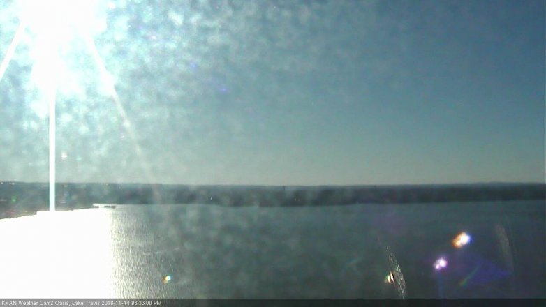 Lake Travis webcam, November 14, 2018 2:35 PM CT