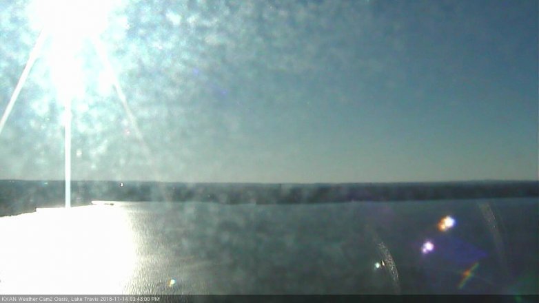 Lake Travis webcam, November 14, 2018 2:45 PM CT