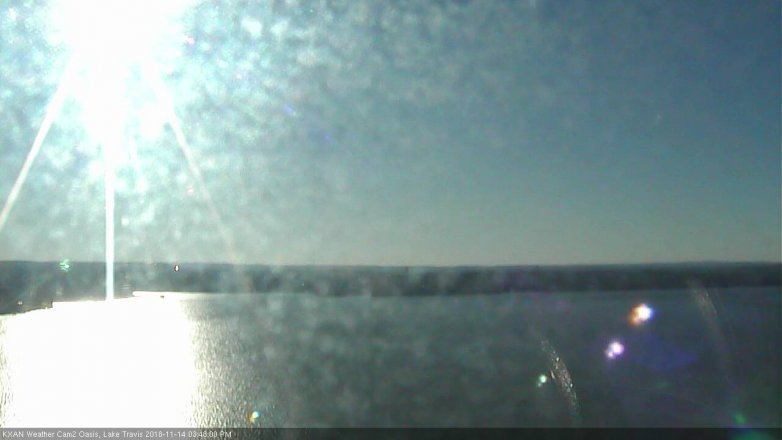 Lake Travis webcam, November 14, 2018 2:50 PM CT