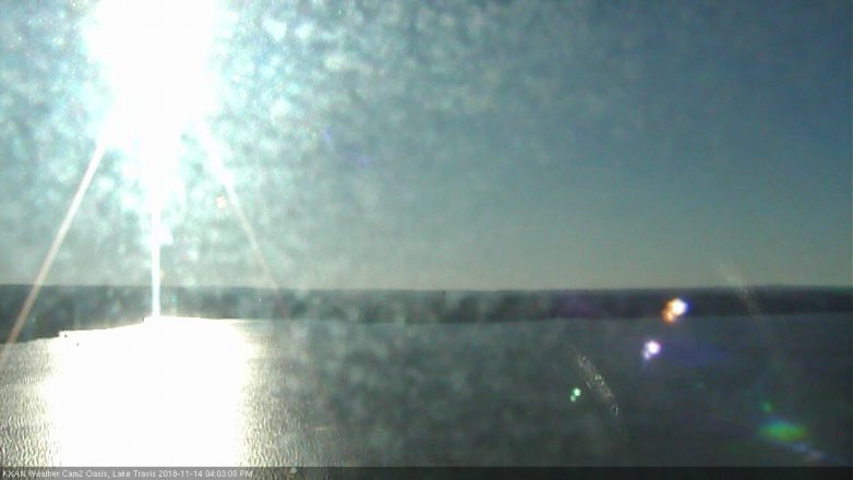 Lake Travis webcam, November 14, 2018 3:05 PM CT