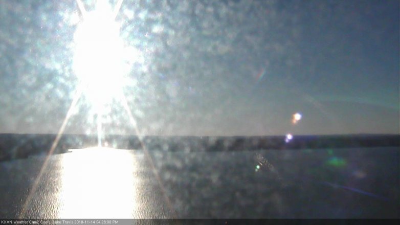 Lake Travis webcam, November 14, 2018 3:30 PM CT